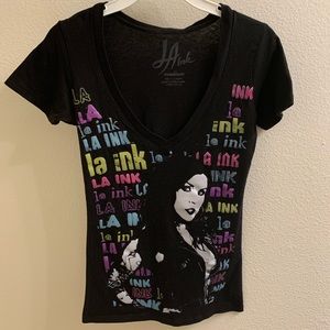 LA Ink Kat Von D V-neck